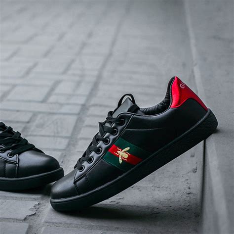 black designer sneakers mens
